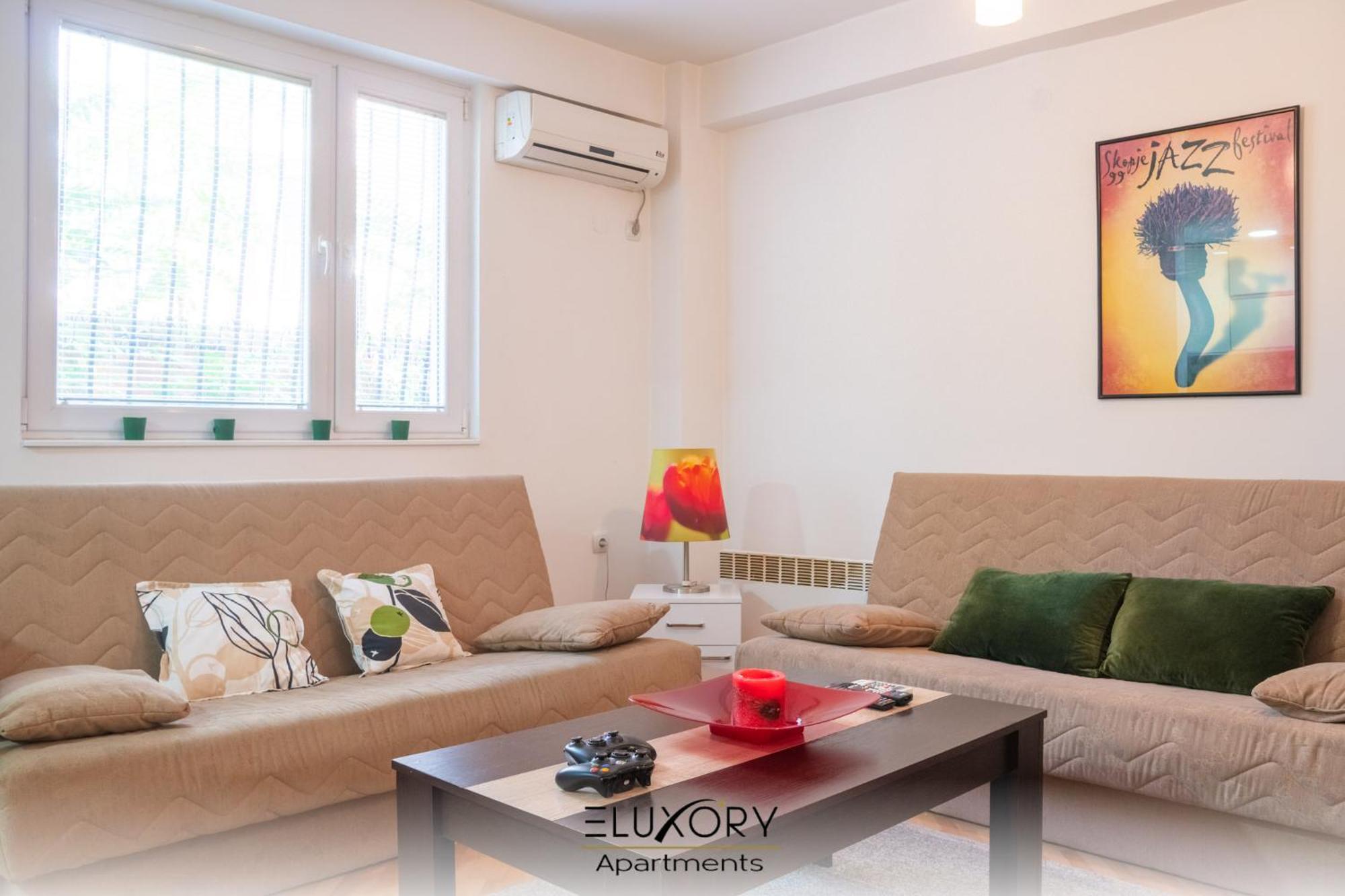 Skopje Eluxory Apartments Luaran gambar